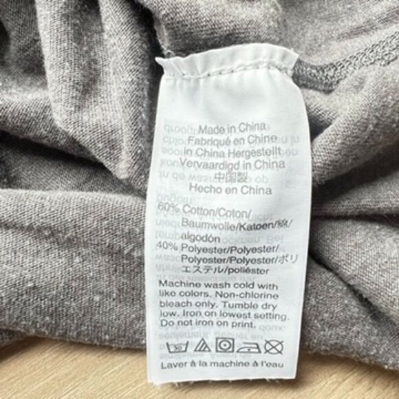 J. Crew Henley Womens S Gray Long Sleeve - Picture 6 of 7